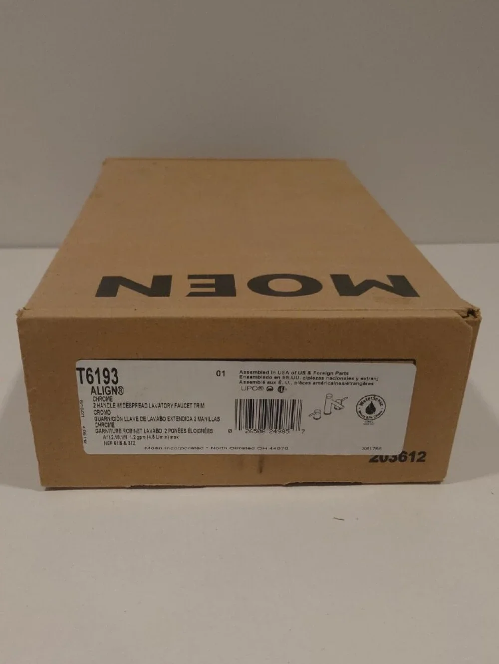 MOEN T6193 Align 1.2 GPM Widespread Bathroom Faucet, Chrome